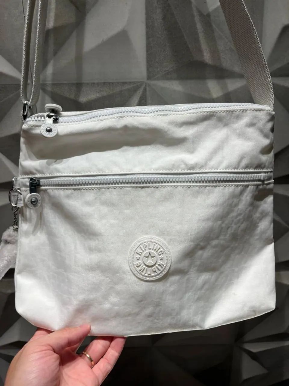 Bolsa Kipling Branca - NOVA - Foto 5