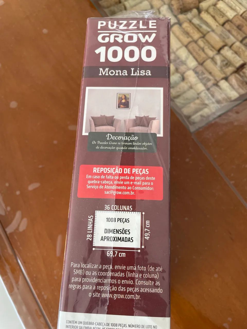 Quebra cabeça NOVO Monalisa 1000 peças  - Foto 2