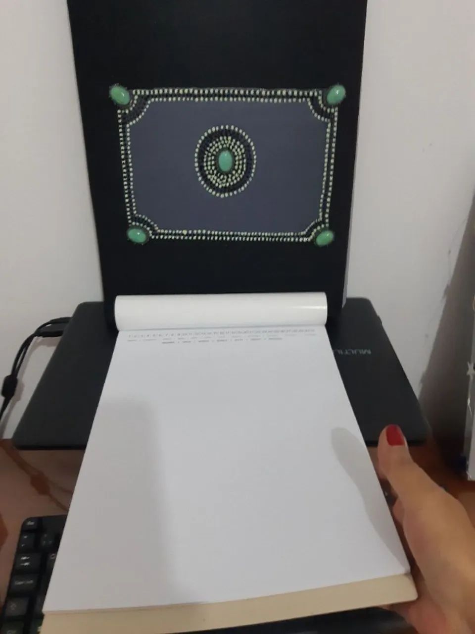 Pasta com Risque e rabisque com bloco de papel  - Foto 5