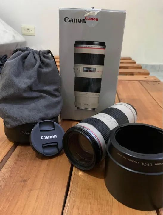 Lente Canon 70/200mm F/4 L usm  - Foto 2