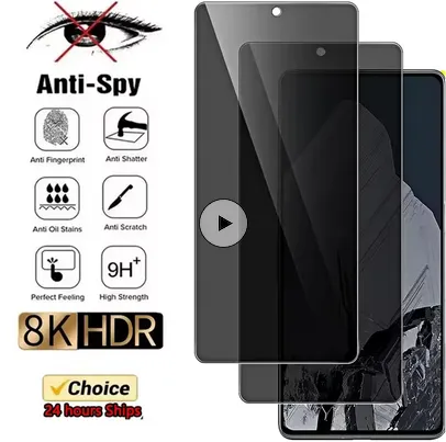 4x Película de vidro para privacidade - para Celular Pixel 8 Pro (4 unidades)