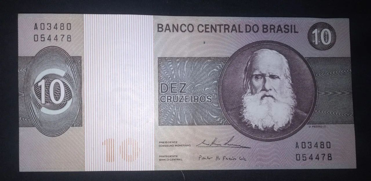 SET CÉDULAS DO CRUZEIRO 2a FAMÍLIA 3 CÉDULAS - 1, 10 e 100 Cruzeiros - Foto 3