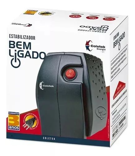 Estabilizador Bem Ligado ES-300VA Mono 115V - Proteção e Confiabilidade - Loja Coimbra