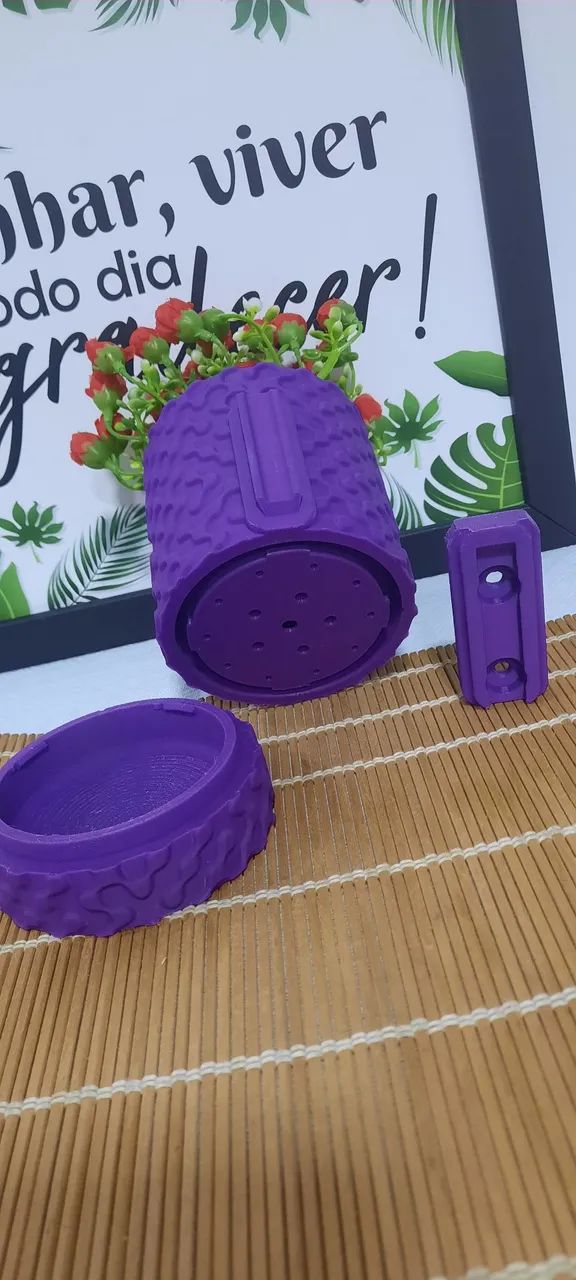 Vaso cachepo com texturas em Impressão 3D.  - Foto 5