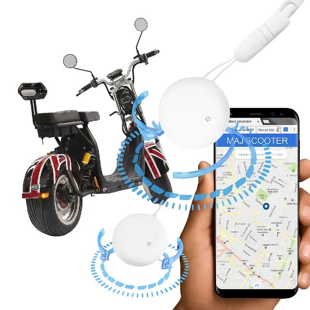 Mini Tag Localizador Rastreador Bicicleta Elétrica Compativel Com Celular Android e Ios