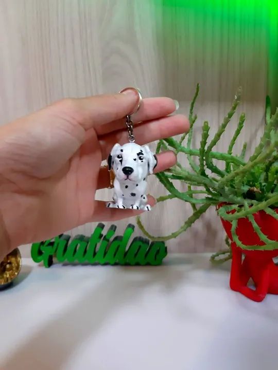 Chaveiro de Cachorro Dálmata - Foto 2