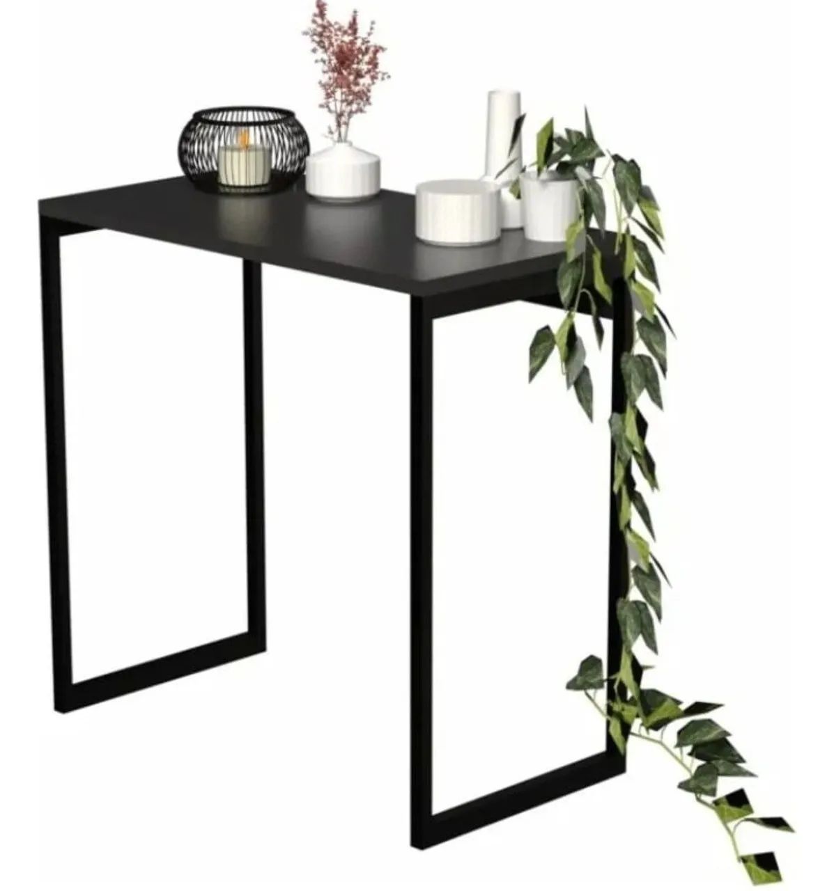 Mesa em Metalon com Tampo  em MDF. Produto novo 
