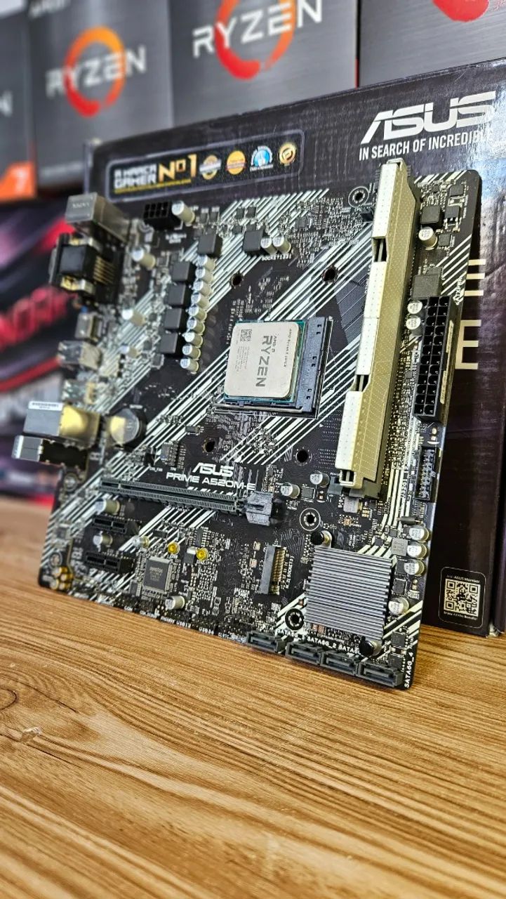 Kit AMD Ryzen 5 2600x + A520 asus + 8gb 3200mhz - Foto 4