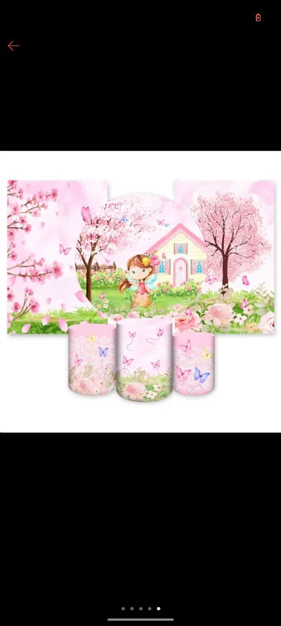 Kit Jardim Encantado Das Borboletas - decoração infantil -kit completo com 6 capas