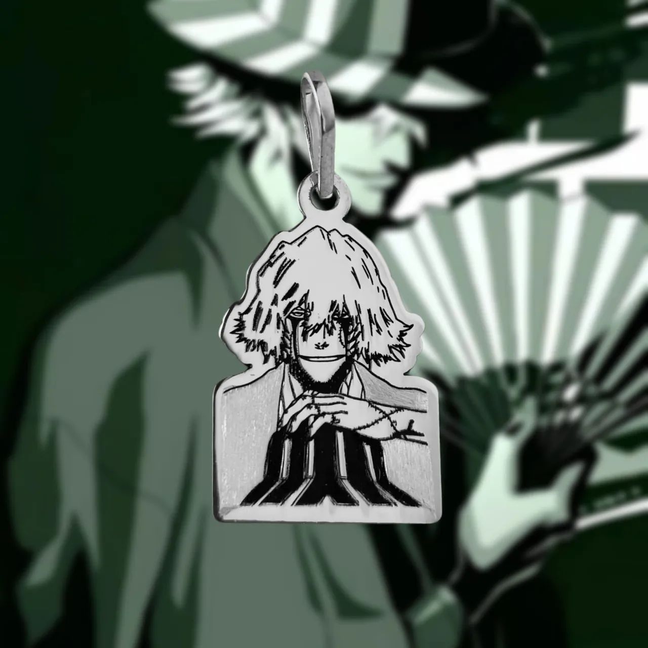 Pingente de Prata Urahara Kisuke - Bleach  - Foto 2