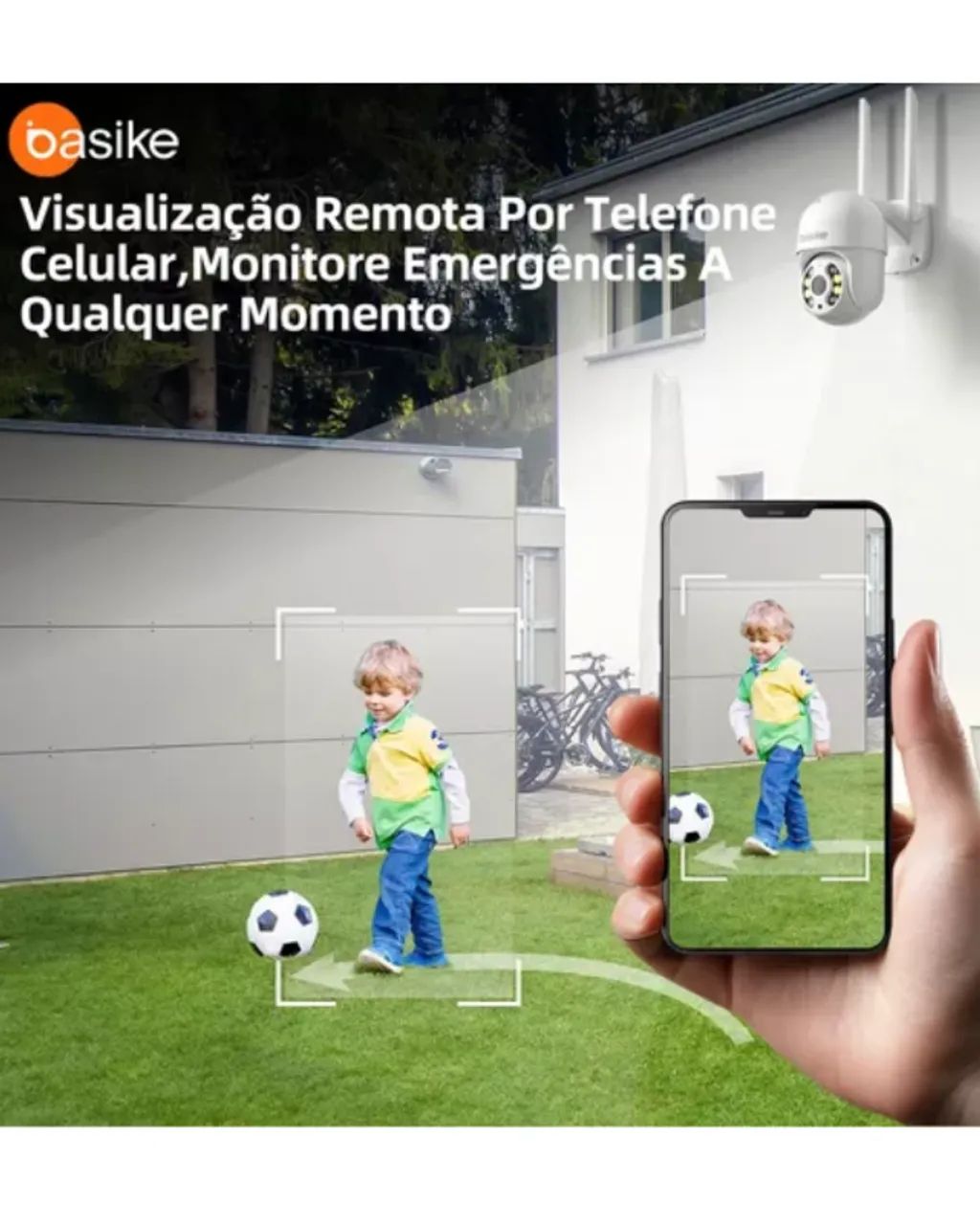 Câmera Wifi Segurança Externa Resistente á Água - Foto 5