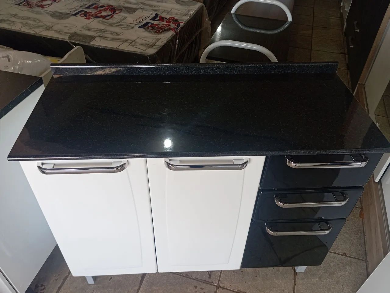 Balcão de Cozinha em aço Itatiaia novo 