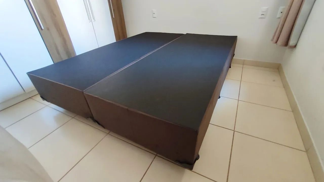 Base queen size bi partida entrego na sua casa