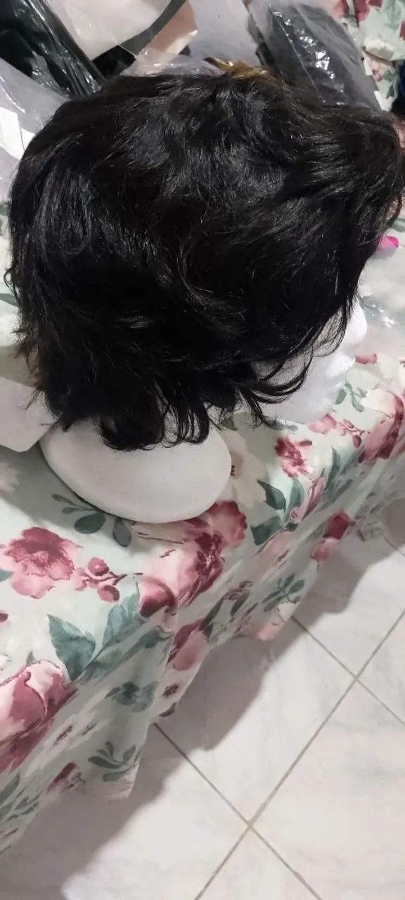 Peruca de cabelo humano curta  - Foto 5