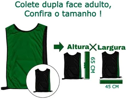 colete dupla face 18,50 atacado