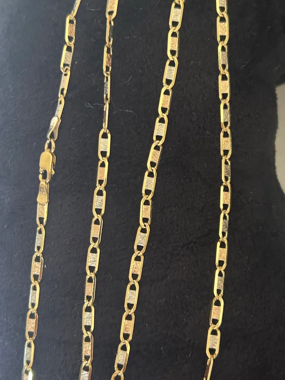 Corrente piastrine de fábrica 18k 8,7gr (PIASTRINE) - Foto 2
