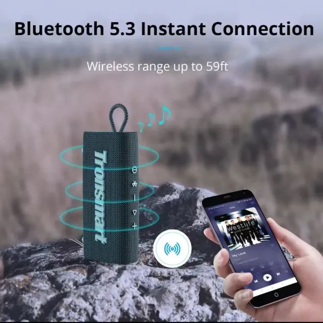 Caixa de som Tronsmart Trip Bluetooth - Foto 3