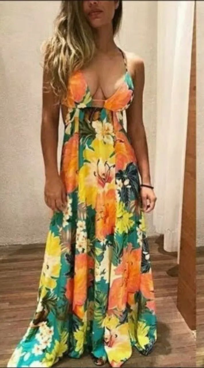 Vestido longo Farm - Foto 3