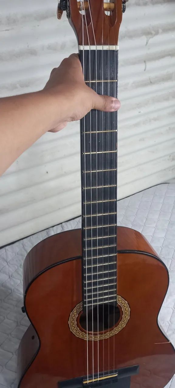 Violão Elétrico de cordas NOVAS, regulado por profissional e com tensor, testado no som! - Foto 3