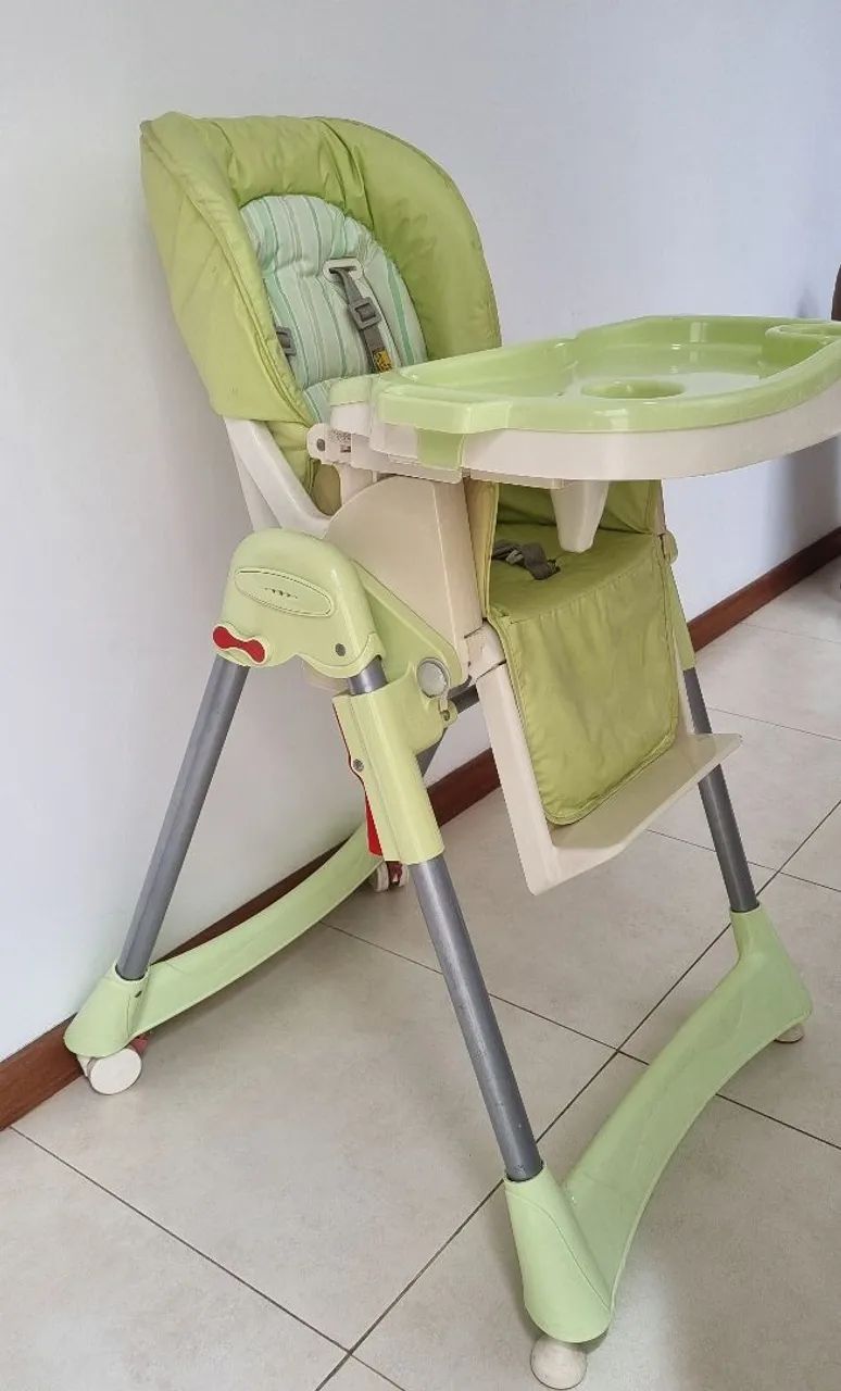 Cadeira de Alimentação Infantil Verde - Foto 2
