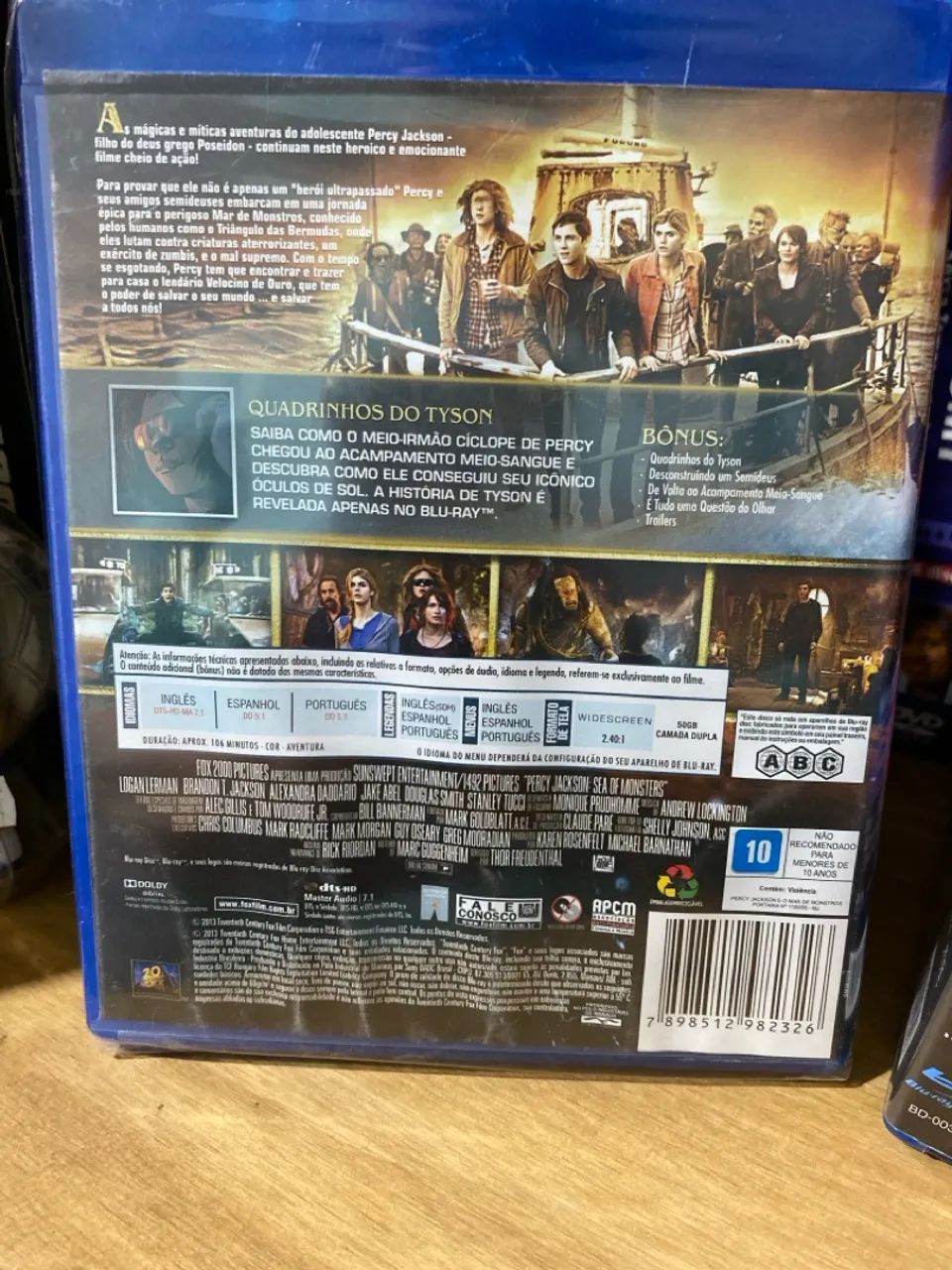 Percy Jackson e o Mar de Monstros Blu-ray? novo lacrado  - Foto 2