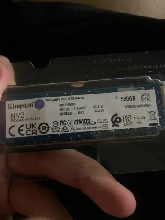 SSD NV2 PCIE 4.0 NVME M2 3.500mb 500gb