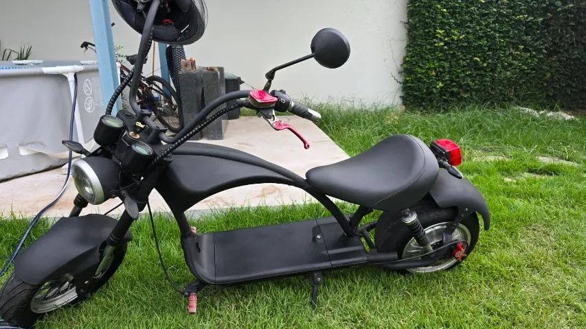 MOTO CHOPPER ELETRICA 3000W 2 BATERIAS CUSTOMIZADA E REVISADA - Foto 2