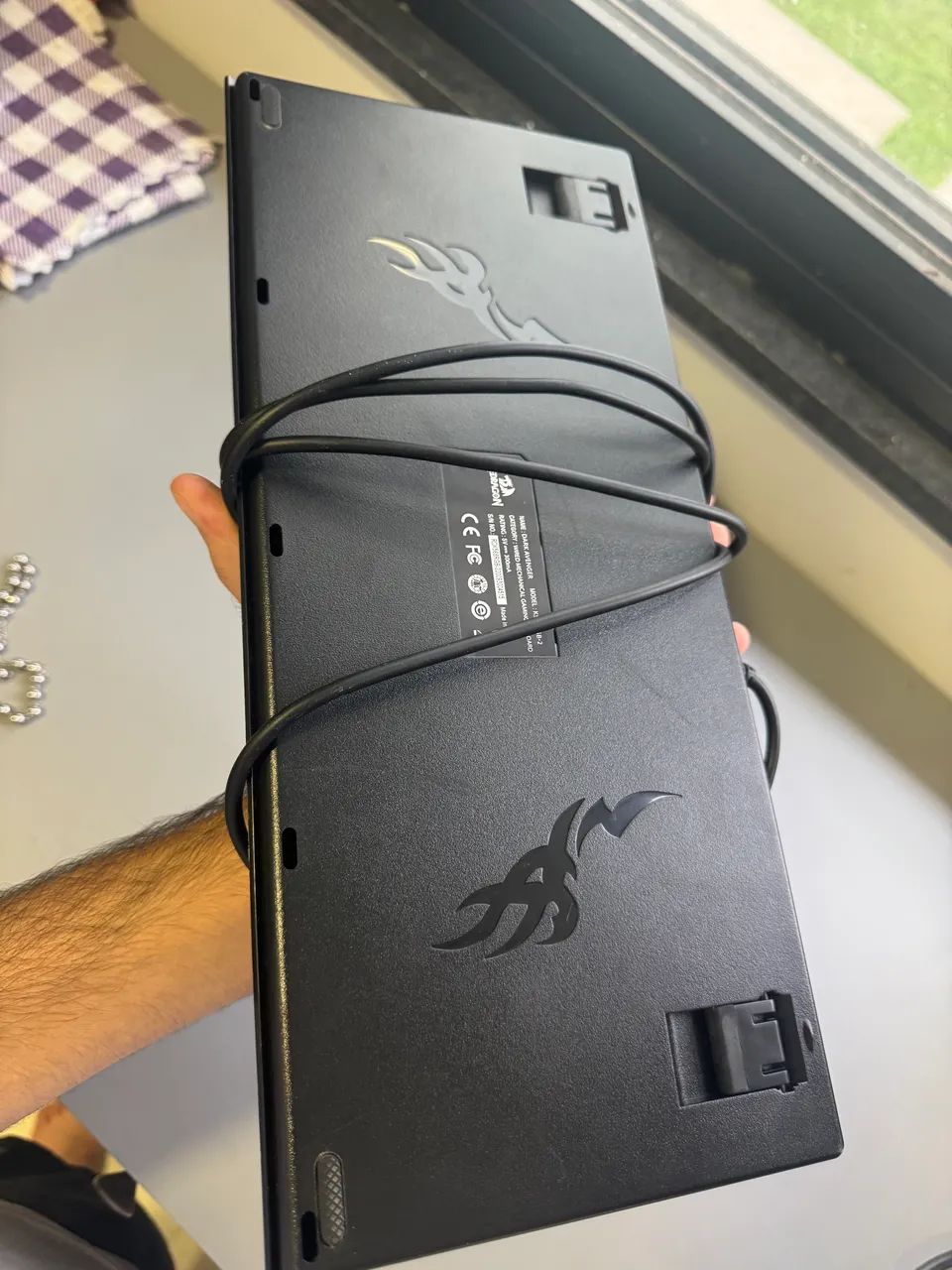 HyperX Cloud II - Red Edition (used) and Redragon Kumara Gaming Mechanical Keyboard63824119559171124