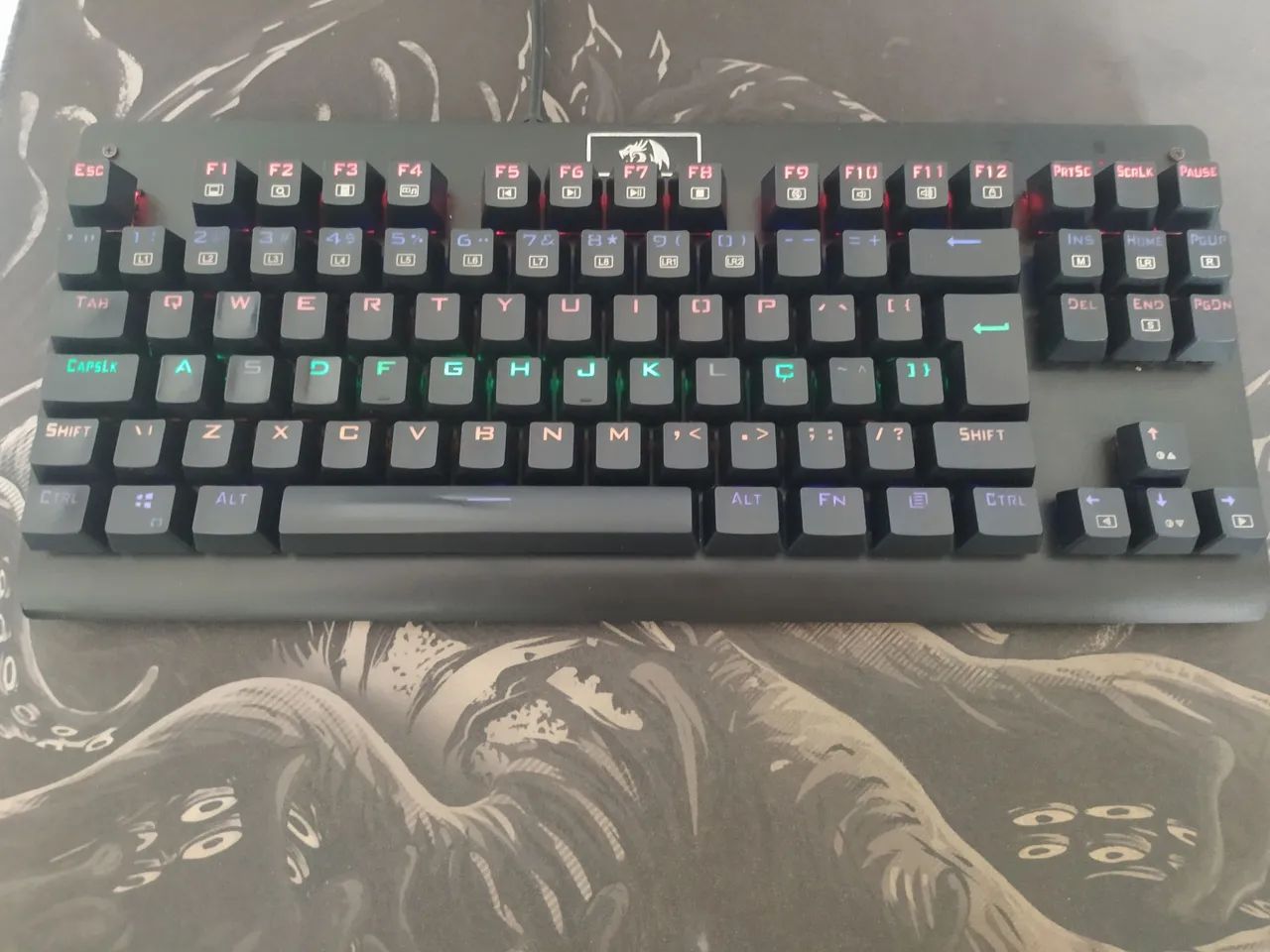 Teclado Red Dragon Mecânico Brown - Foto 5