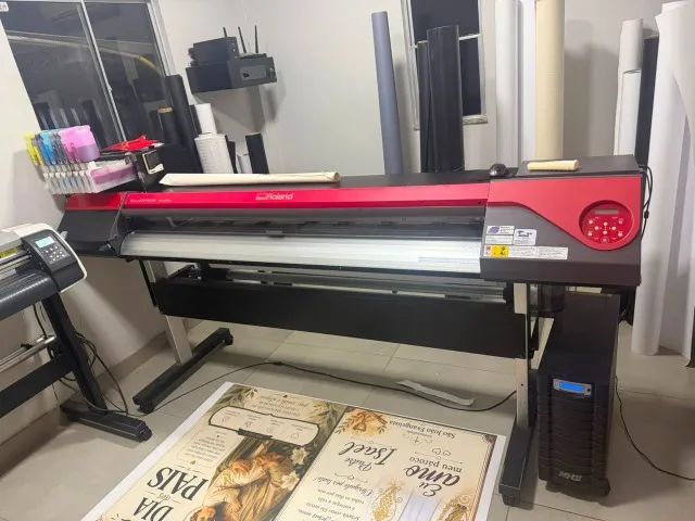 PLOTTER IMPRESSAO ROLAND RF640 ECOSOLVENTE