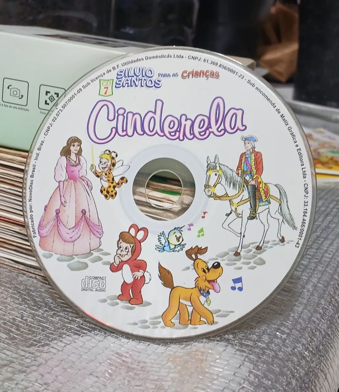 ? CD 7 - Cinderela | Silvio Santos para as Crianças - Foto 3