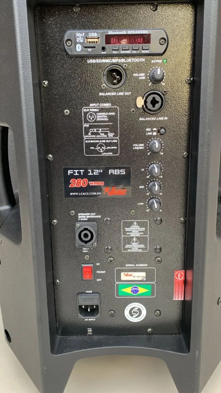Caixa Leács 280 wrms Fit 12 Bluetooth - Foto 4