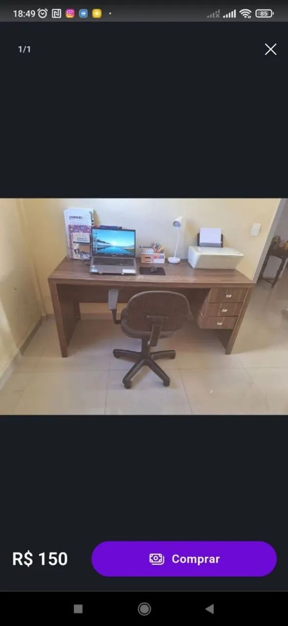 Mesa de escritório 