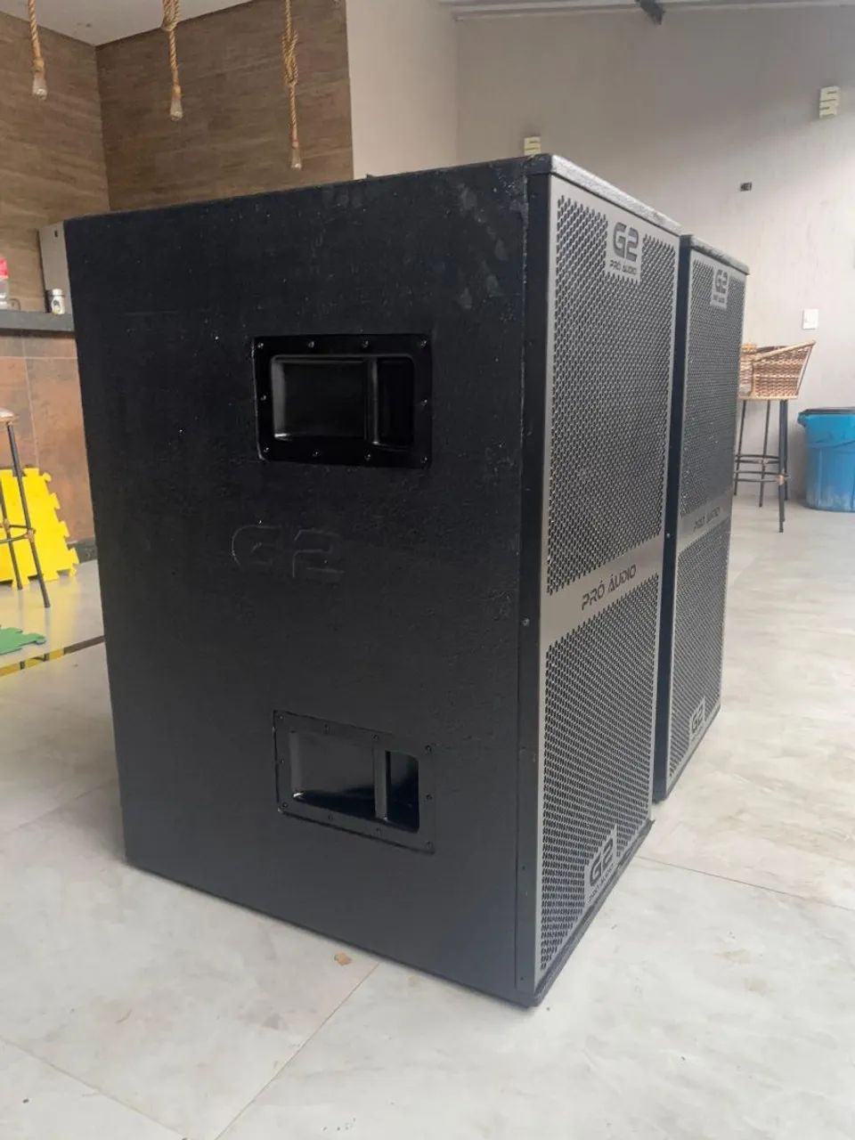 PAR DE SUB'S 218 G² PRO ÁUDIO 1600 RMS - Foto 3