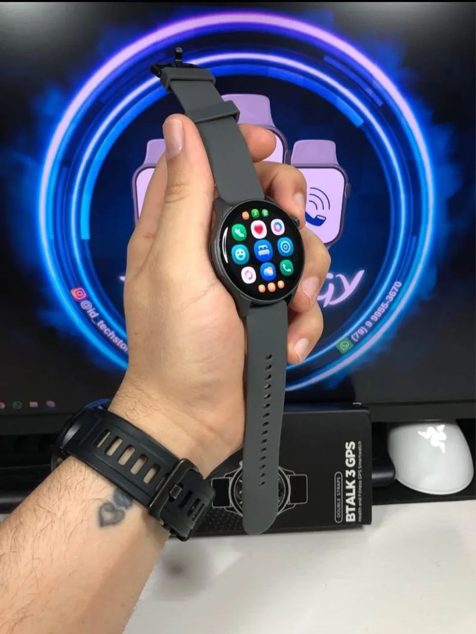 Zeblaze GPS integrado - smartwatch 