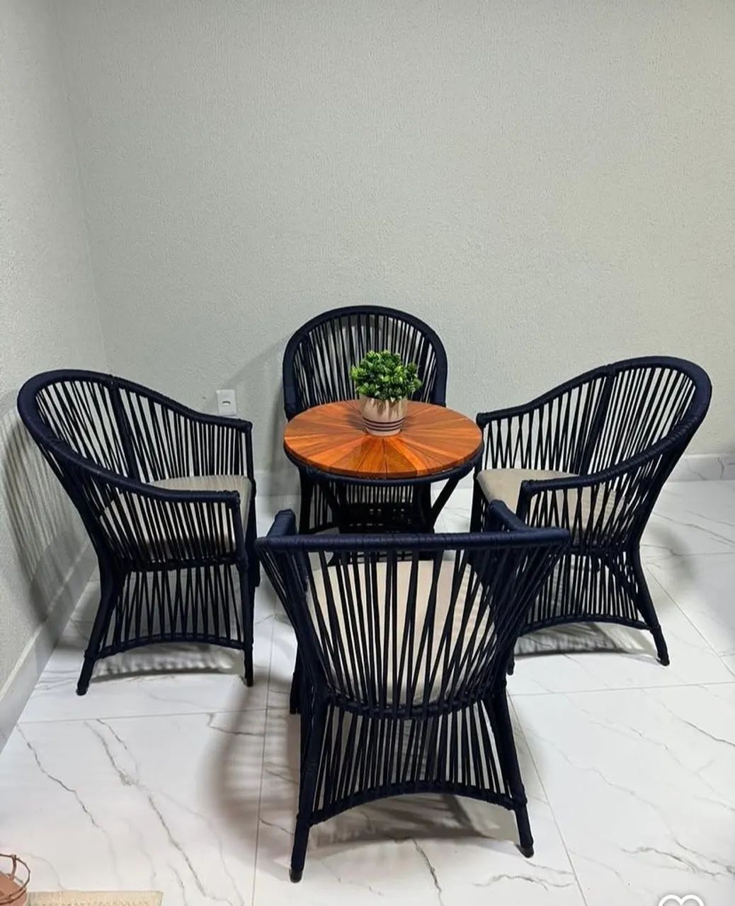 Conjunto de poltronas para varanda