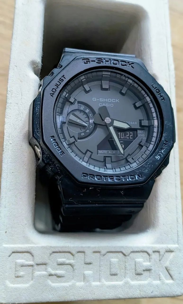 Relógio casio g-shock ga-2100 preto - Foto 2