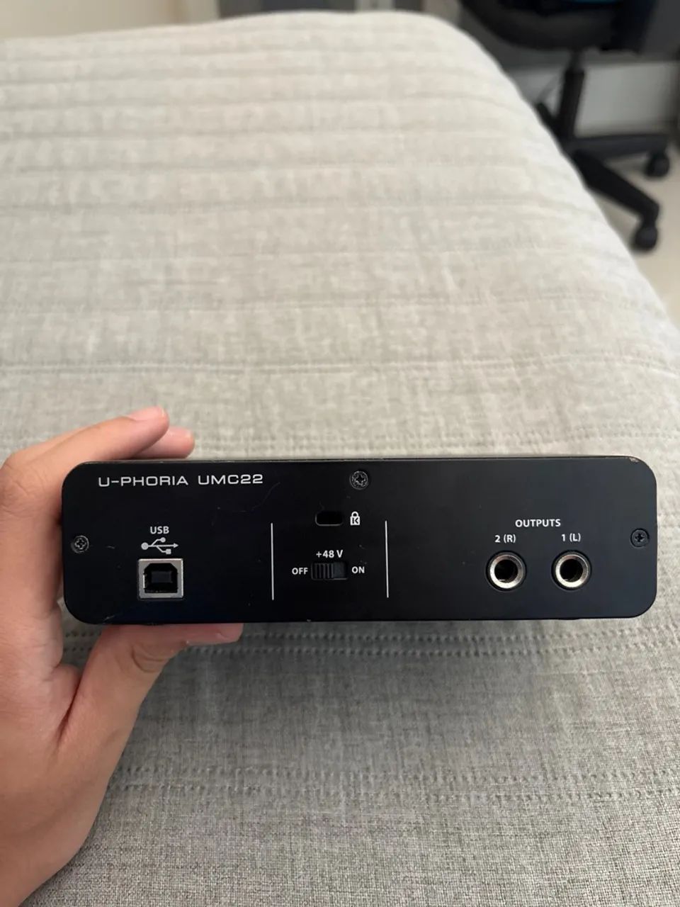 Interface de Áudio Behringer U-Phoria UMC22 USB - Foto 2