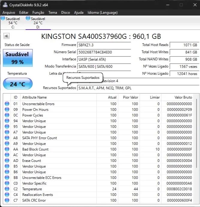 SSD Kingston 960GB - Foto 3