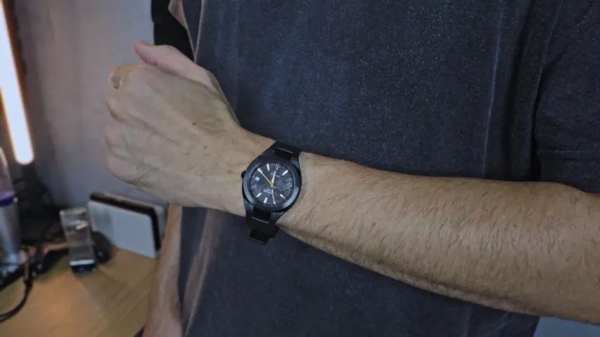 Relógio Casio EFK-200XPB 38mm automático carbono - Foto 3