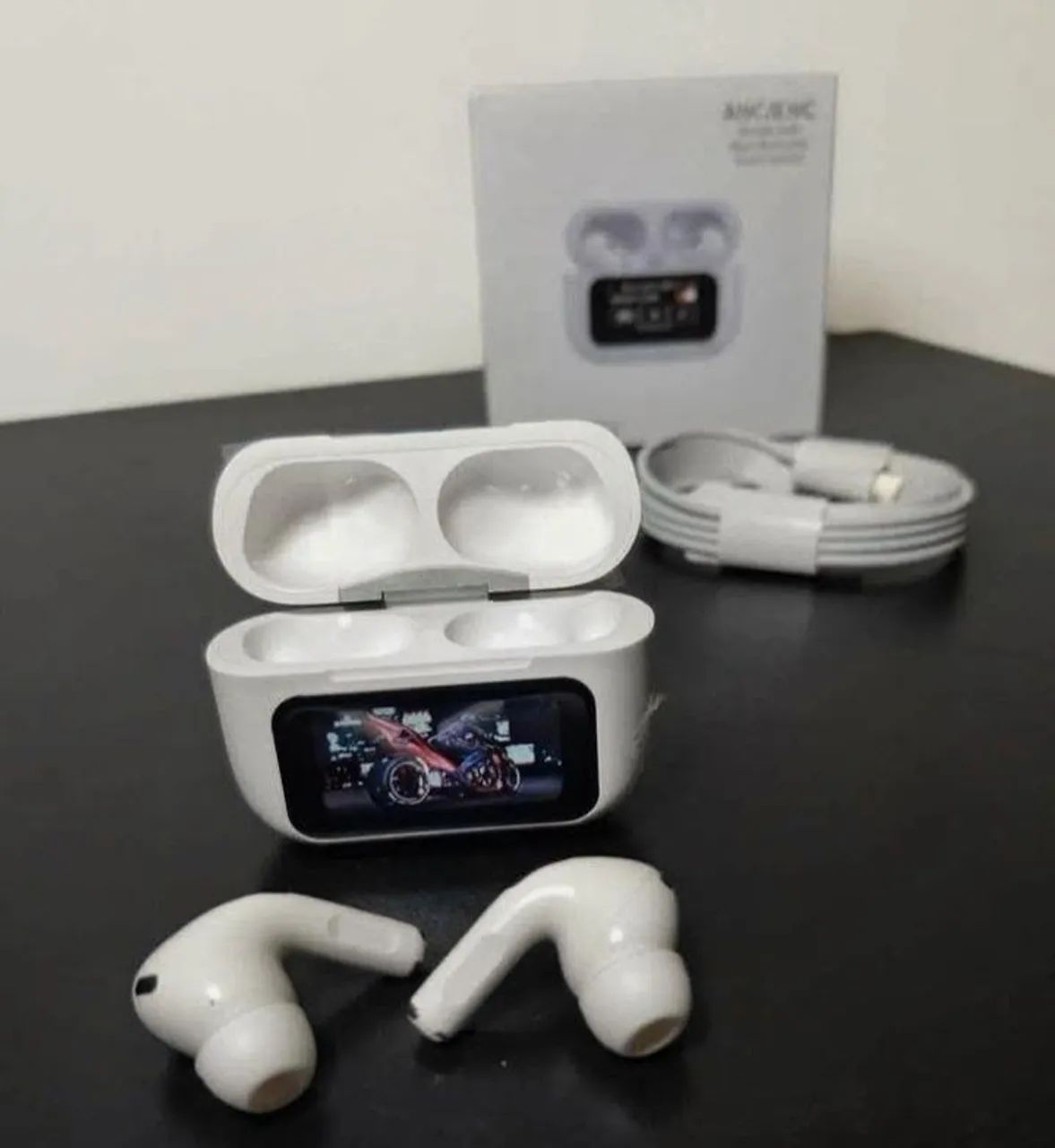 FONES BLUETOOTH COM DISPLAY + FUNÇÃO EQUALIZADOR & ANC (CANCELAMENTO DE RUÍDOS) - Foto 2