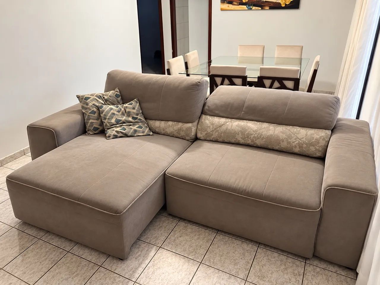 SOFÁ SYLVIA DESIGN ? Sofá retrátil e reclinável, super confortável e espaçoso. - Foto 2