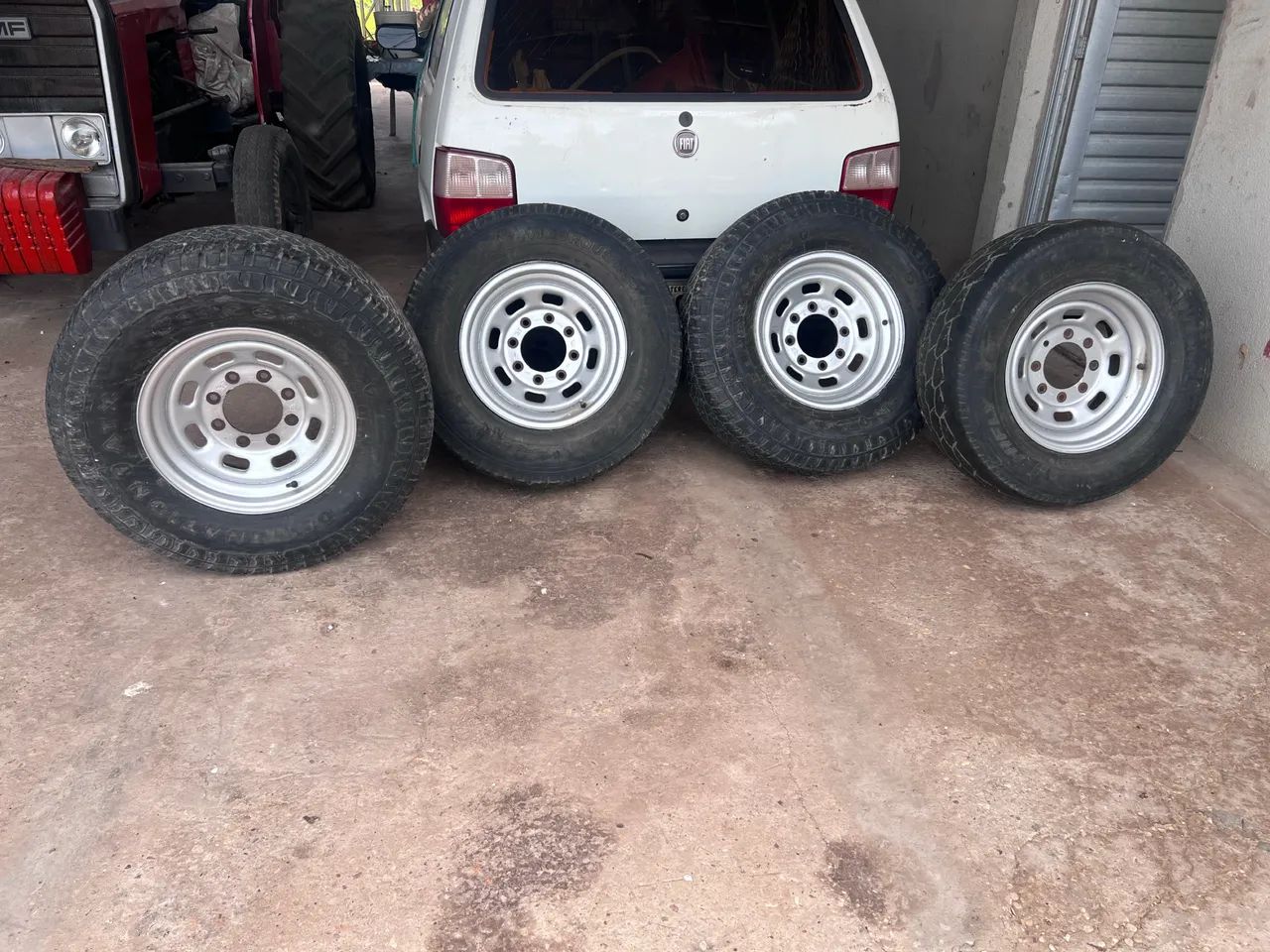 Vendo rodas de ferro da F-250
