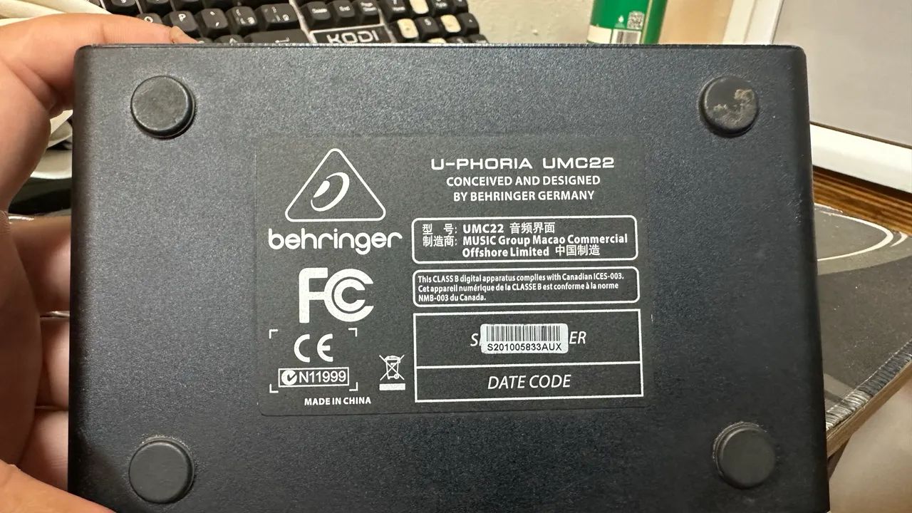 Interface de Áudio Behinger UMC22 - Foto 3