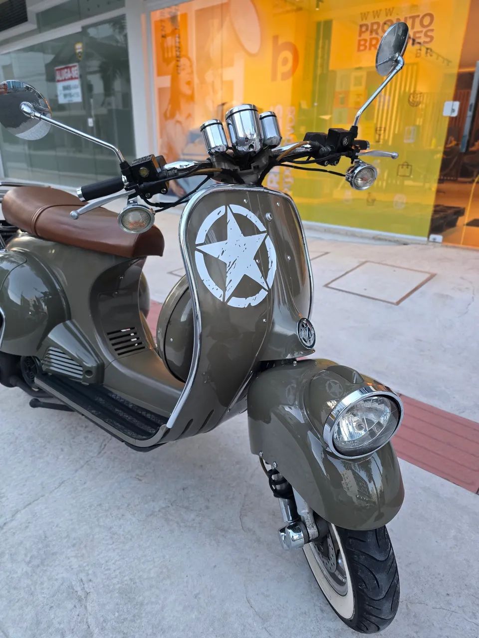 Moto Lambreta Motorino 150cc 2016 - Apenas 4.000 km - Estilo Retrô Impecável - Foto 2