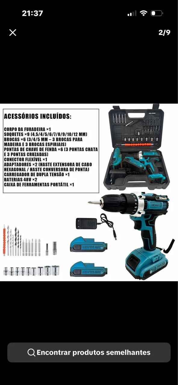 Kit parafusadeira  - Foto 5