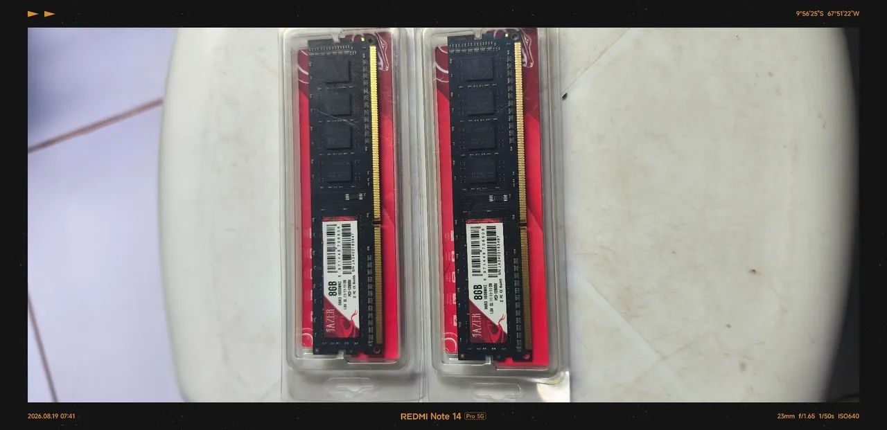 Memória ram ddr3   16gb