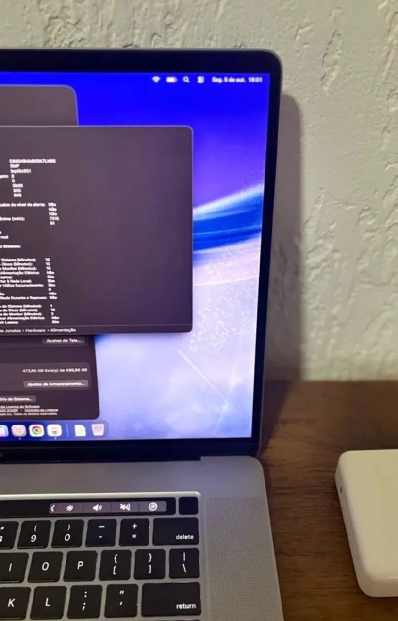 MacBook Pro i7 2019 16 polegadas com touchbar  - Foto 3