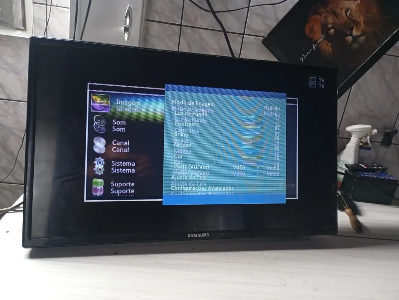 TV Samsung 32 polegadas (COM DEFEITO)
