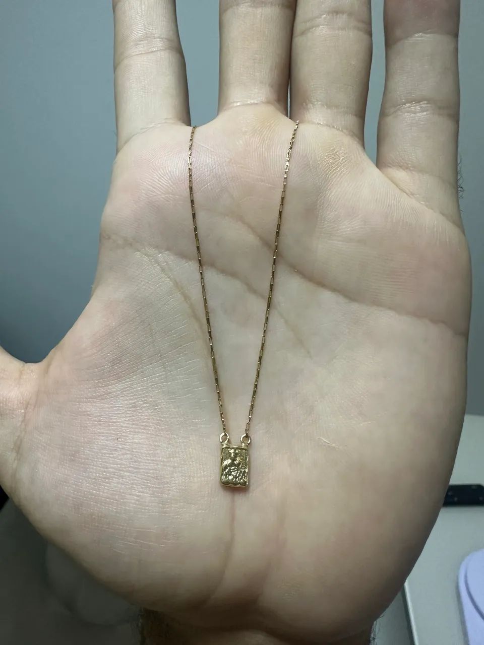 Corrente (escapulário de ouro) 3g - Foto 2